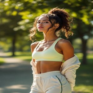 Young Fitness Influencer