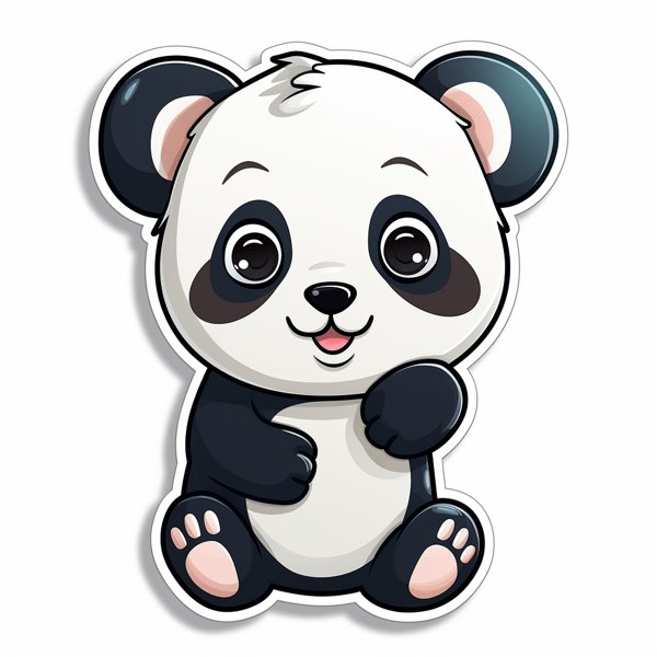 Sticker White Background