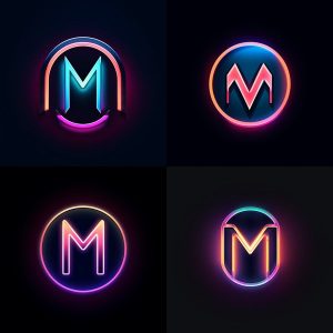 Electrifying Neon Logo