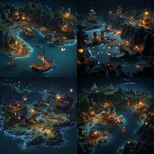 Isometric Pirate Cove